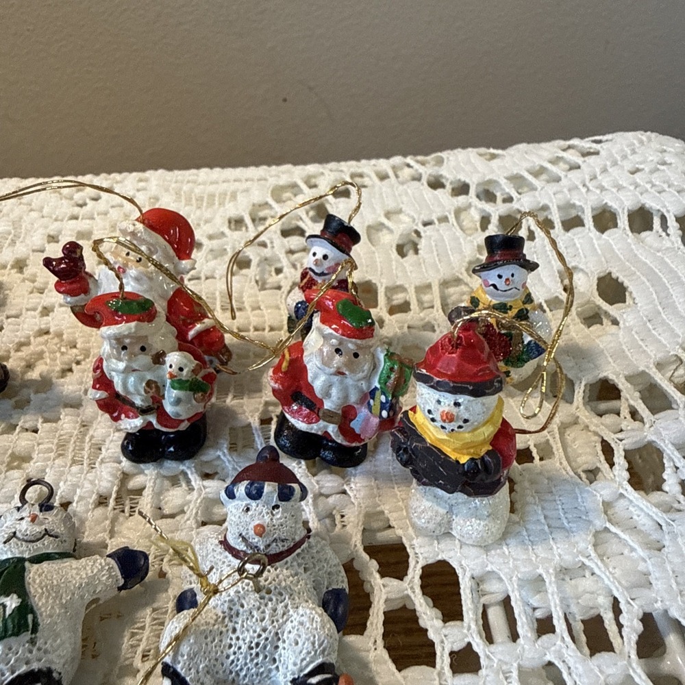 Lot 14-Miniature Mini Christmas Tree Ornaments - Picture 3 of 6